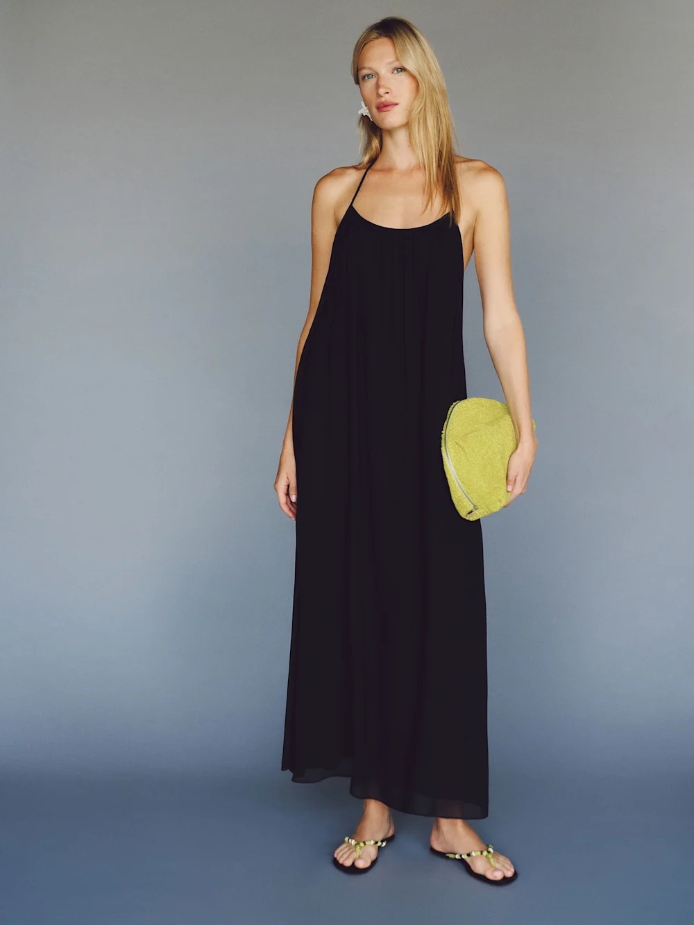 BRAND NEW Reformation Fawnie Dress - Black - S (Sold Out Online)